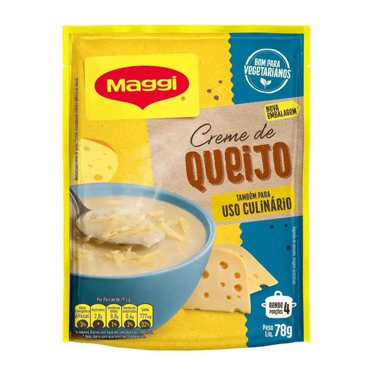 MAGGI Creme Queijo Sachê 78g