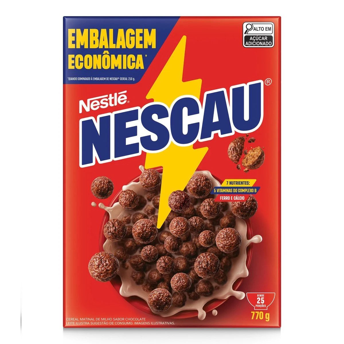 Cereal Matinal Nescau NESTLÉ Caixa 770g
