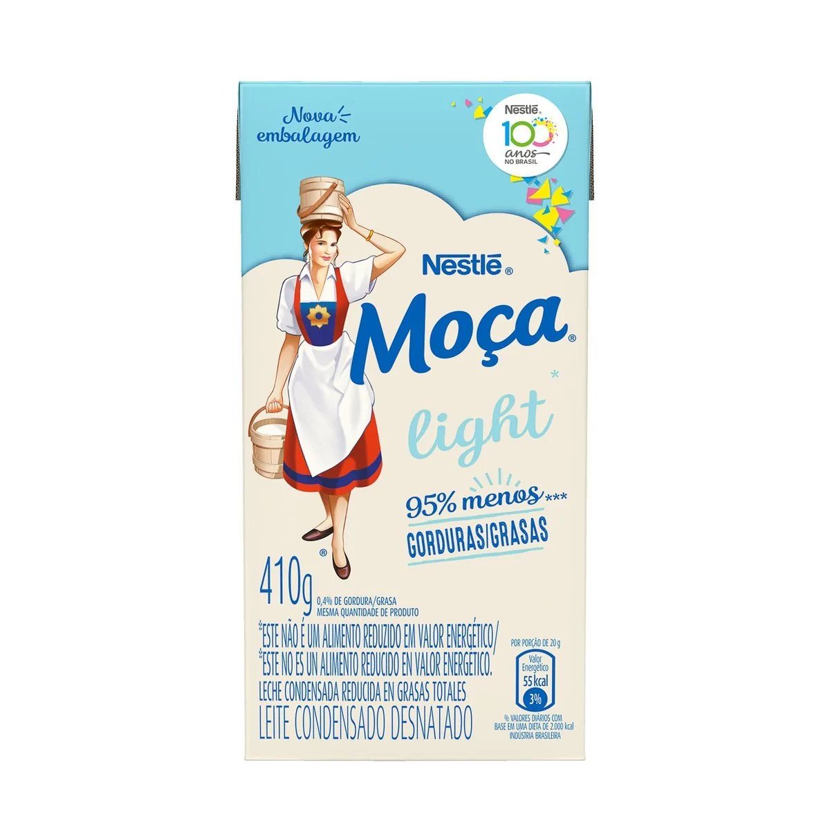 Leite Condensado MOÇA Light 410g